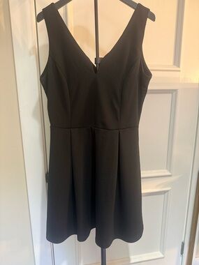 Classic Black V-Neck Women’s Dress